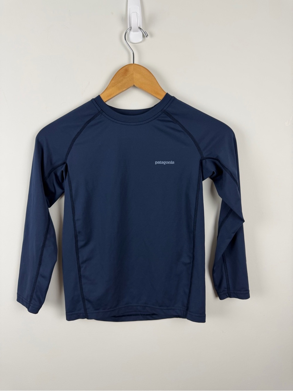 Patagonia Kids Long-Sleeve Rash Tee - Navy Blue